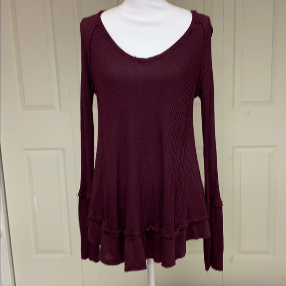 Altair’d state tunic size medium eggplant color